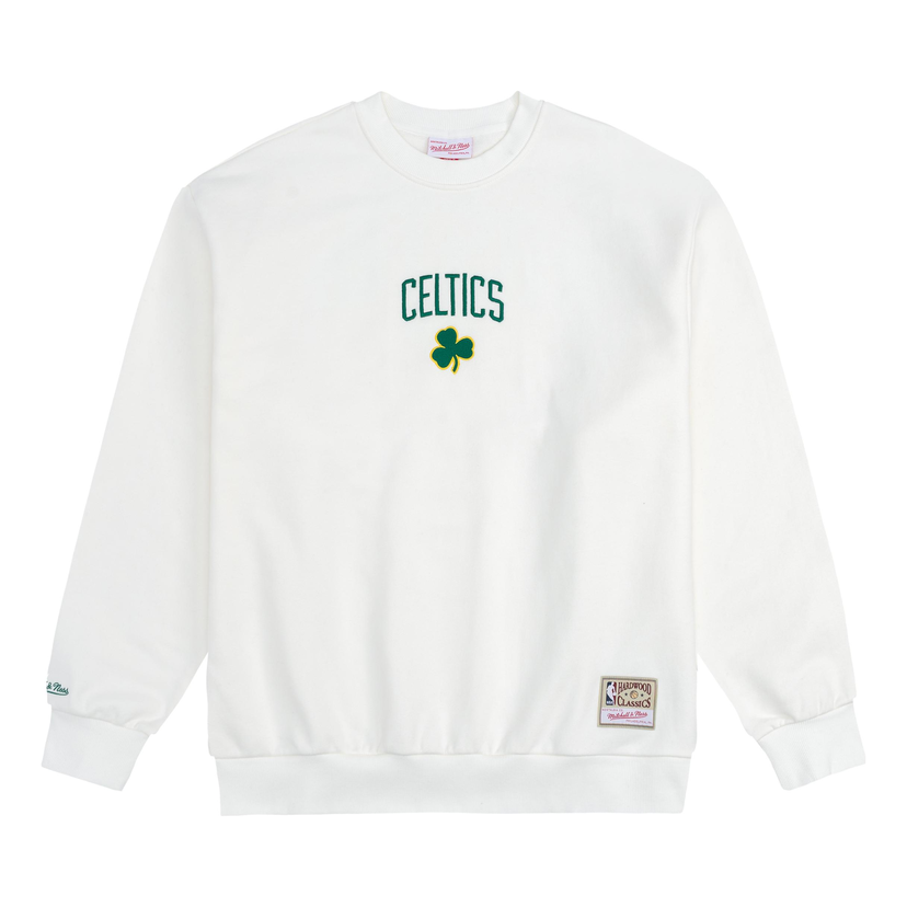 Sweatshirt Mitchell & Ness NBA Boston Celtics Sweatshirt Vit | MNJYFWHD230920012