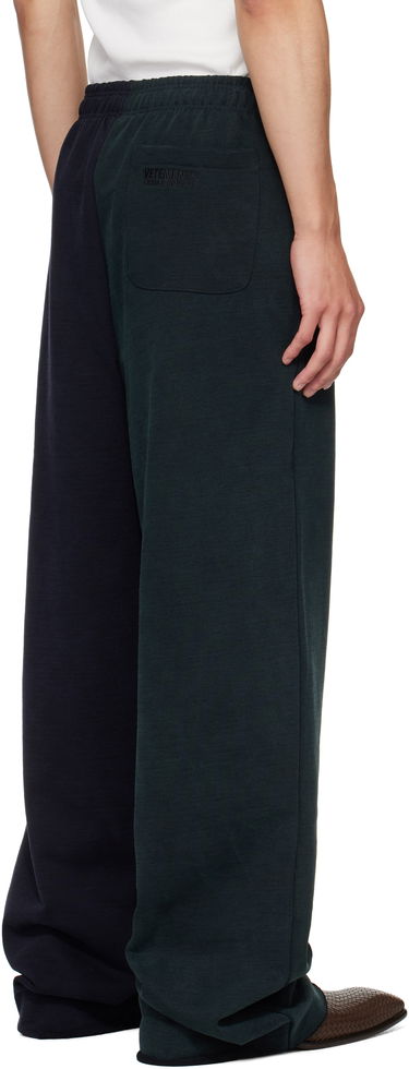 Träningsbyxor VETEMENTS Vetements Cradle of Filth Cut-Up Baggy Sweatpants Mörkblå | UCF76SP850EN, 2