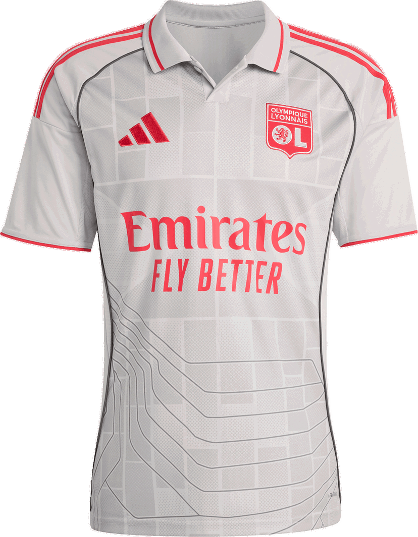 Jersey adidas Originals Olympique Lyon 3rd Jersey 2025/26 Vit | jd1389