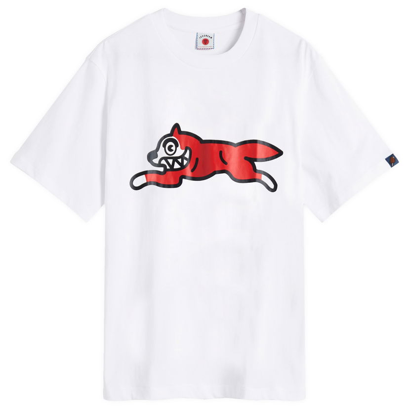 T-shirt BBC IceCream ICECREAM Running Dog T-Shirt, Size Large Vit | IC23449-WHT