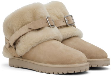 Kläder Burberry Burberry Chubby Shearling Boots Beige | 8095352, 3