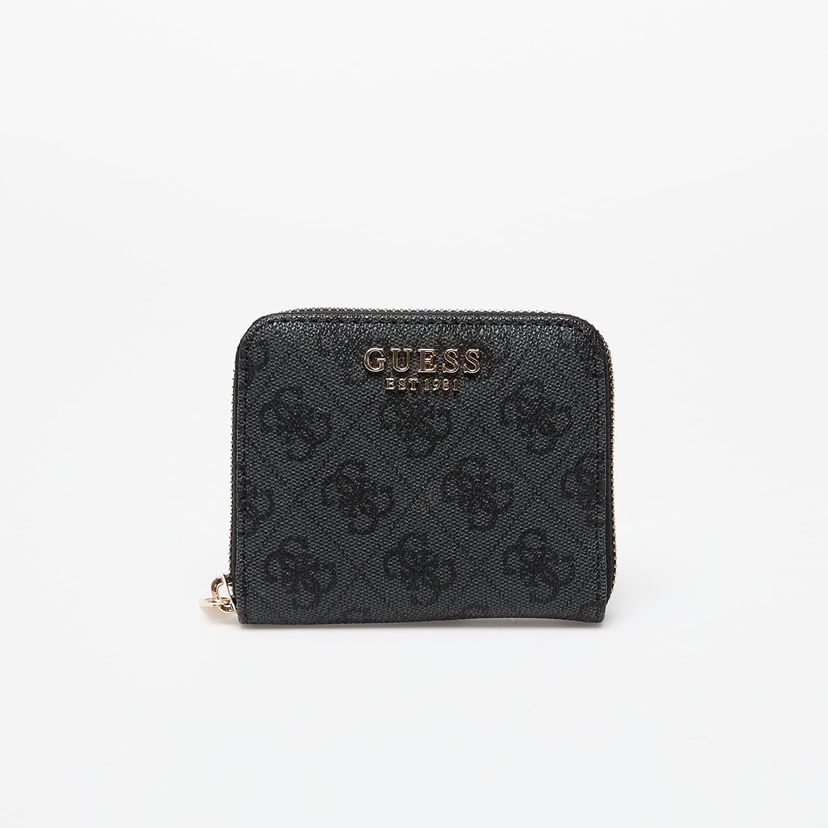 Plånbok GUESS GUESS Laurel II Small Zip Around Wallet Svart | SWSG7459137-CLO