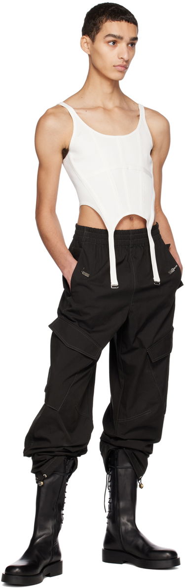 Cargo byxor Dion Lee Dion Lee Latch Cargo Pants Svart | C2101R23, 3