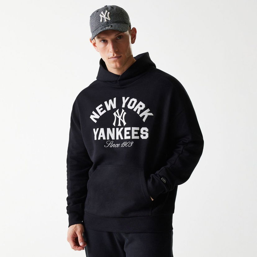 Sweatshirt New Era New Era MLB Heritage NY Yankees Hoodie Svart | 60684323