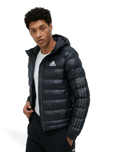 Pufferjacka adidas Originals 3-Stripes Svart | HK6669