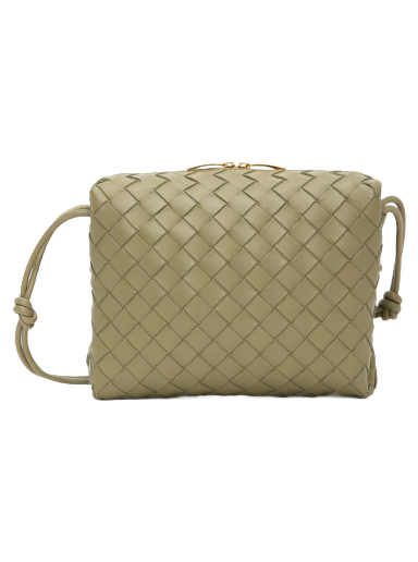 Axelväska Bottega Veneta Small Loop Camera Bag Beige | 723548 V1G11