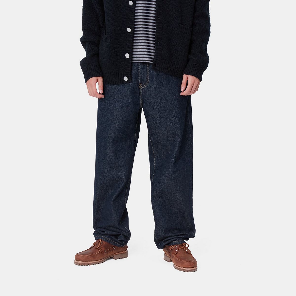 Jeans Carhartt WIP Relaxed Fit Jeans Blå | I034237_9, 0