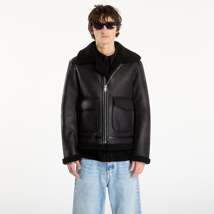 Bomberjacka A.P.C. Shearling Blouson Tommy Svart | PSALB-H02904 LZZ
