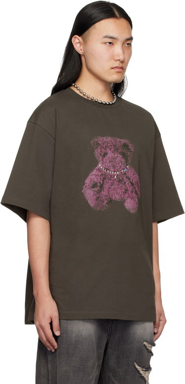 T-shirt We11done We11done Pearl Bear Graphic T-Shirt Brun | WD-TT0-25-757-U-CH, 1