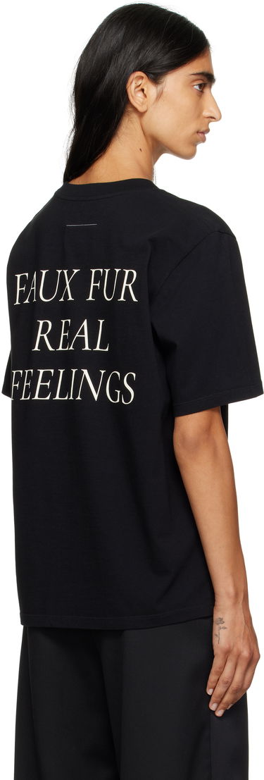 T-shirt Maison Margiela MM6 Maison Margiela Cotton Jersey T-Shirt Svart | SH2GC0031 M20048, 2