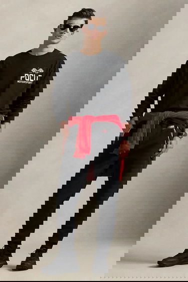 T-shirt Polo by Ralph Lauren Polo Ralph Lauren Motorsport Long Sleeve T-Shirt Svart | 710972612, 2