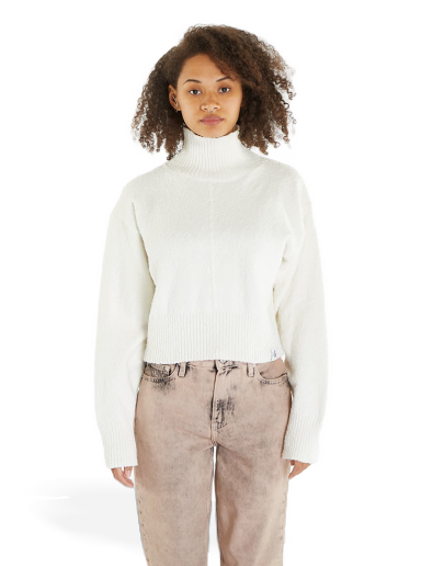 Sweater CALVIN KLEIN Boucle High Neck Sweater Vit | J20J221972 YBI