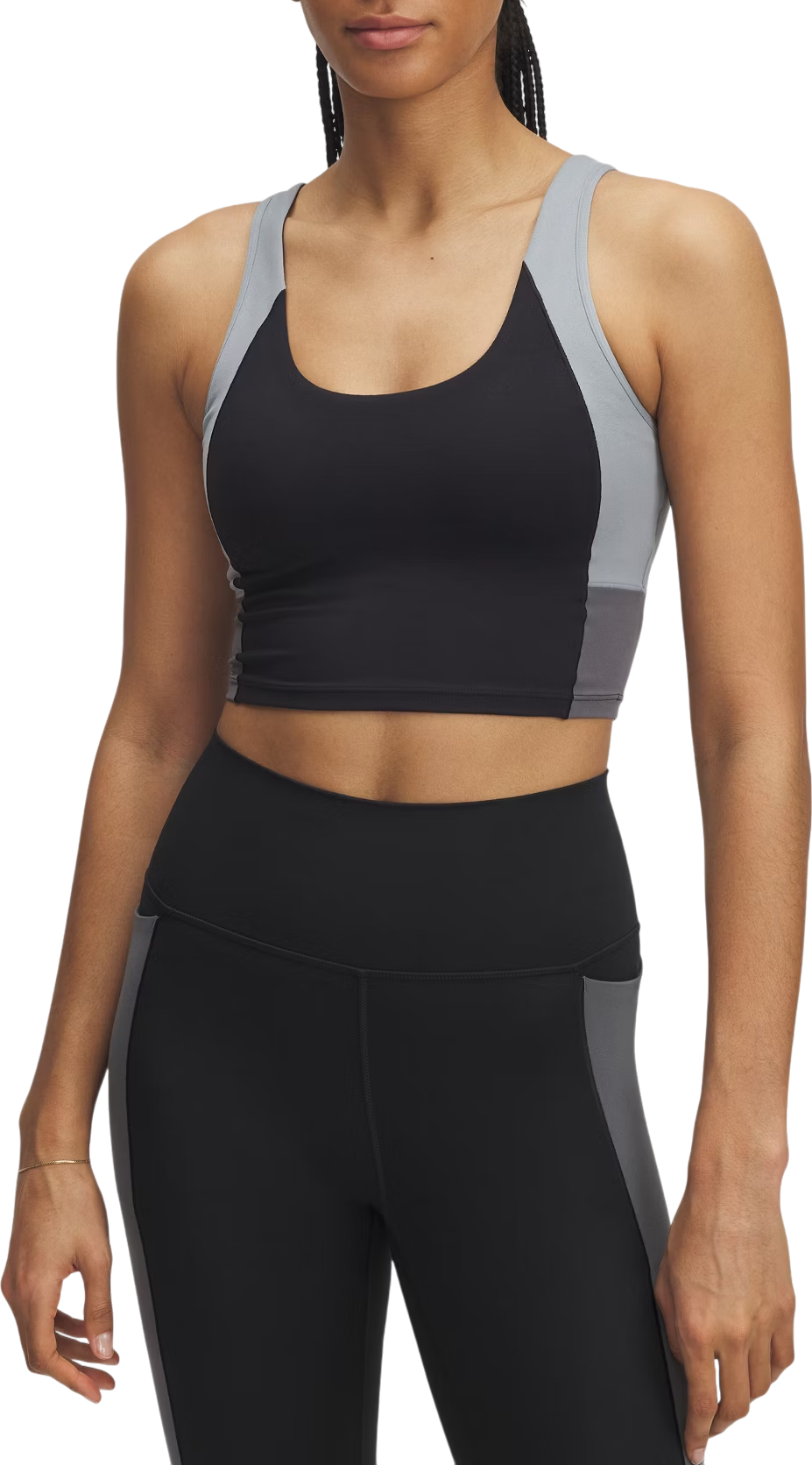 Crop top Under Armour Meridian Colorblock Cropped Tank Grå | 6004001-002, 0