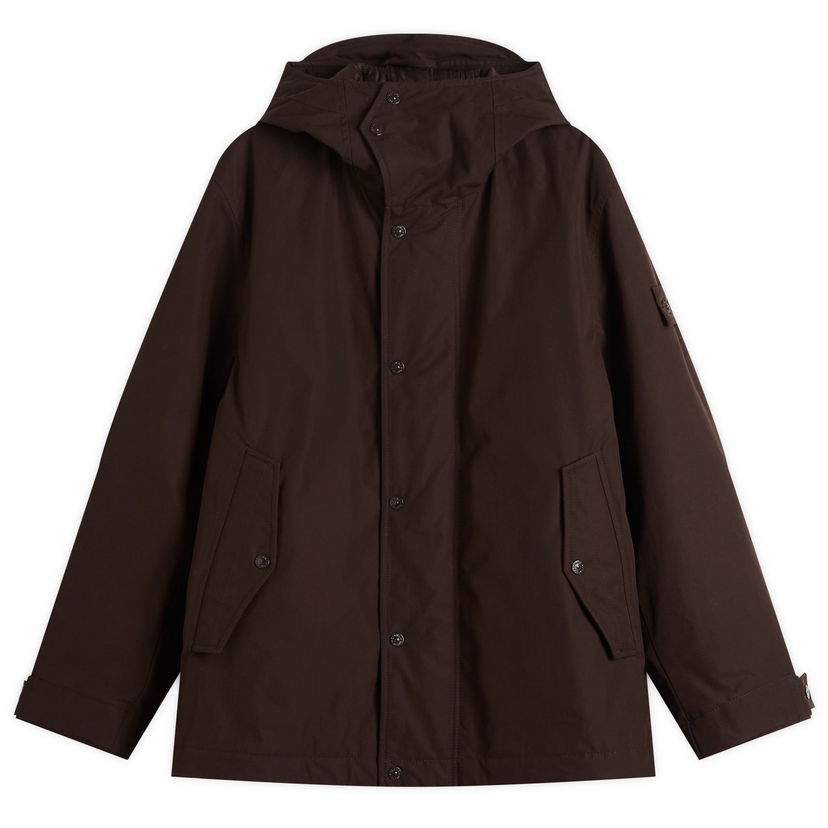 Parkas Stone Island Weatherproof Cotton Canvas Parka Jacket, Size Large Brun | K2S154100105-V0070