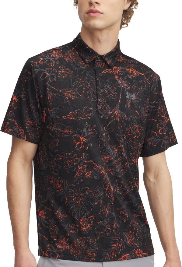 Polotröja Under Armour Under Armour Playoff 3.0 Printed Polo Shirt Svart | 1378677-013