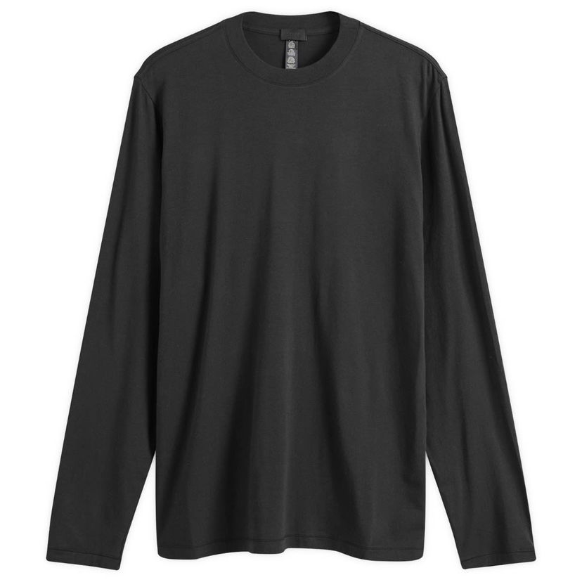 T-shirt SKIMS Boyfriend Long Sleeve T-Shirt, Size X-Large Svart | AP-LGS-0585-ONX