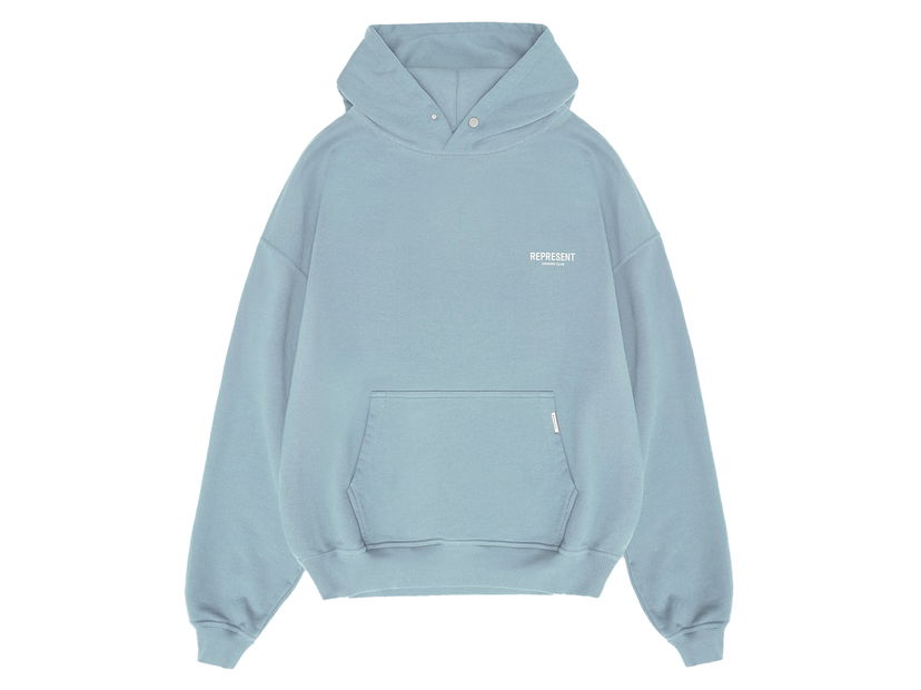 Sweatshirt Represent Clo Represent Owners Club Hoodie Powder Blue Blå | M04153-143