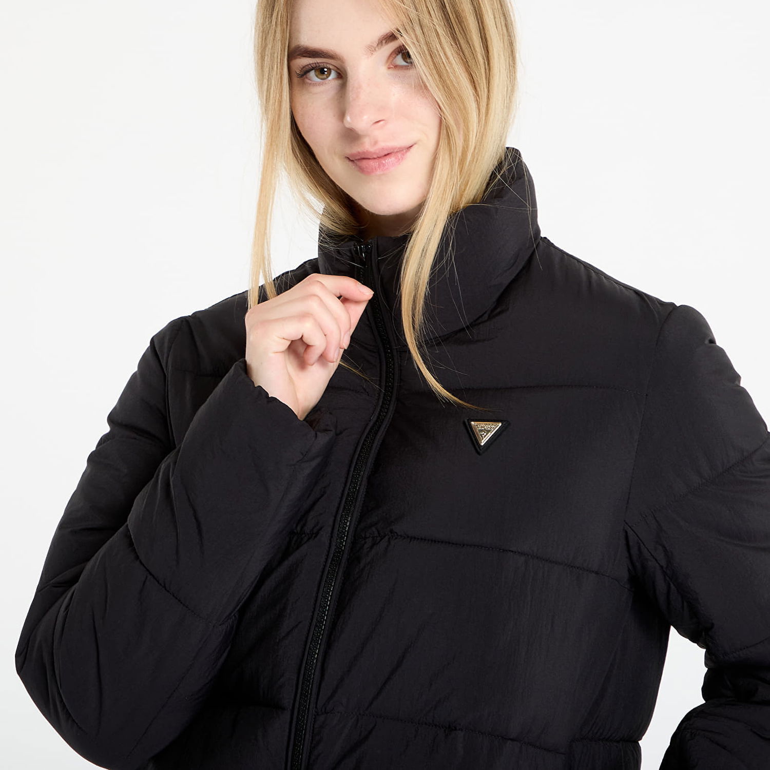 Pufferjacka GUESS GUESS Claudia Light Puffer Jacket Svart | V4YL03WFUD0-JBLK, 1