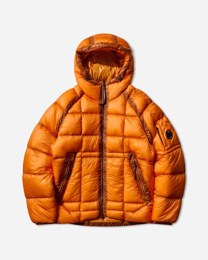 Pufferjacka C.P. Company D.D. Shell Hooded Medium Down Jacket Orange | 19CMOW702A-110416A 434