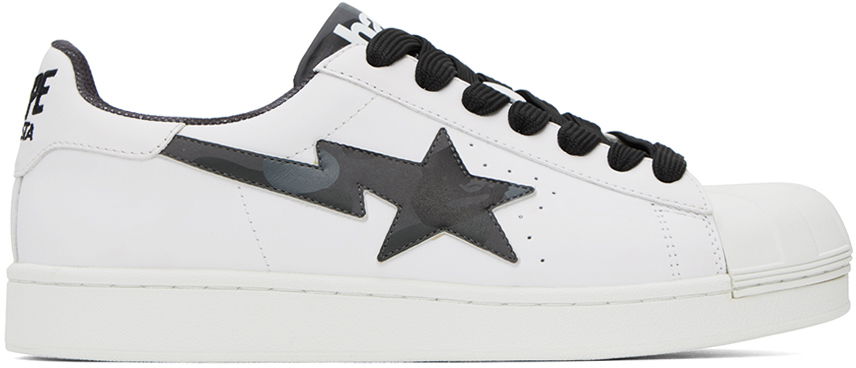 Sneakers och skor BAPE Skull Sta "White Black" Vit | 1J20191007, 0