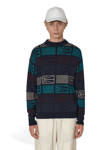 Sweater PACCBET Logo Crewneck Sweater Blå | PACC11N003 2