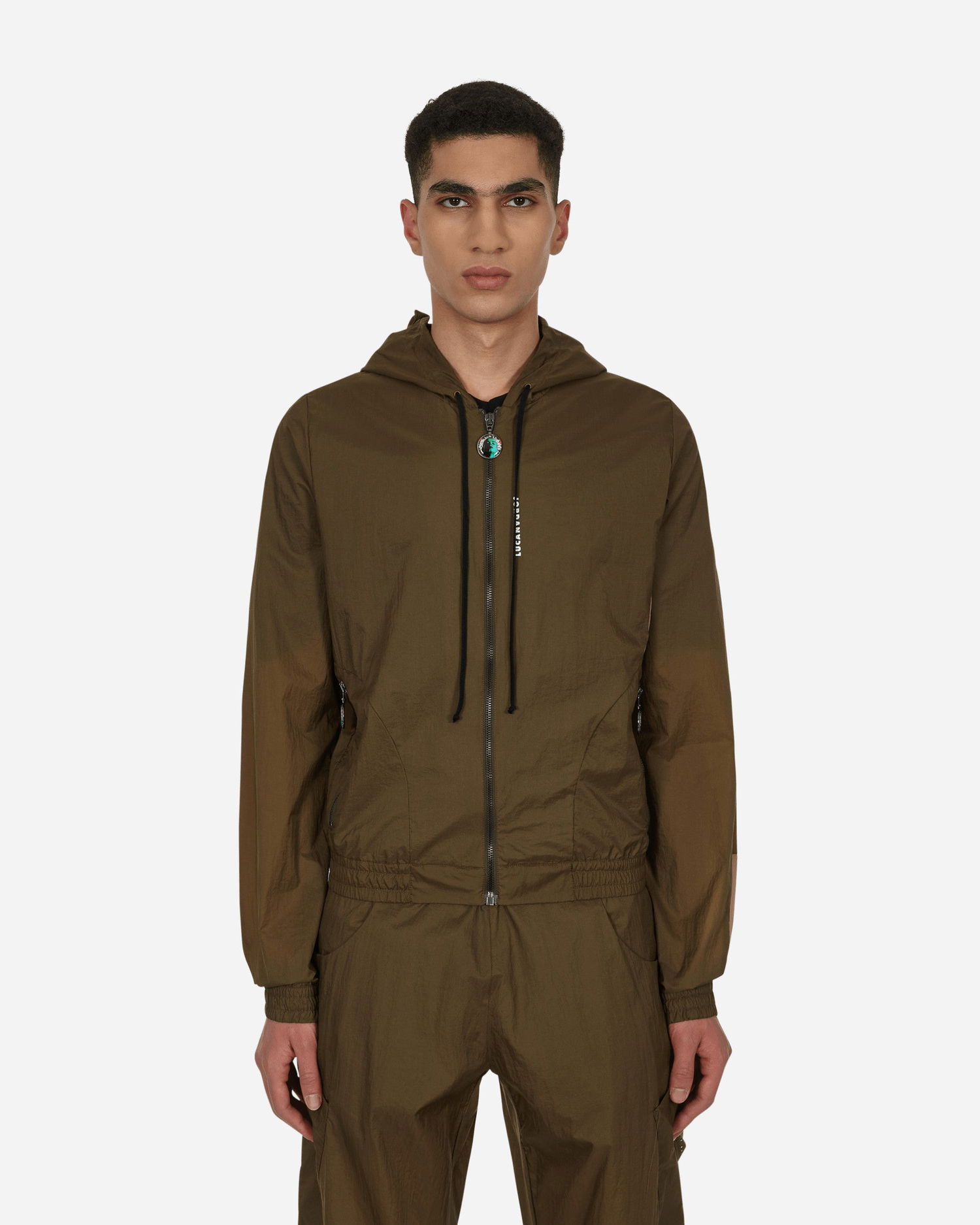 Jacka Jordan Slam Jam Euphoria Hooded Jacket Brun | JLSJEUPHOODIE 003, 0