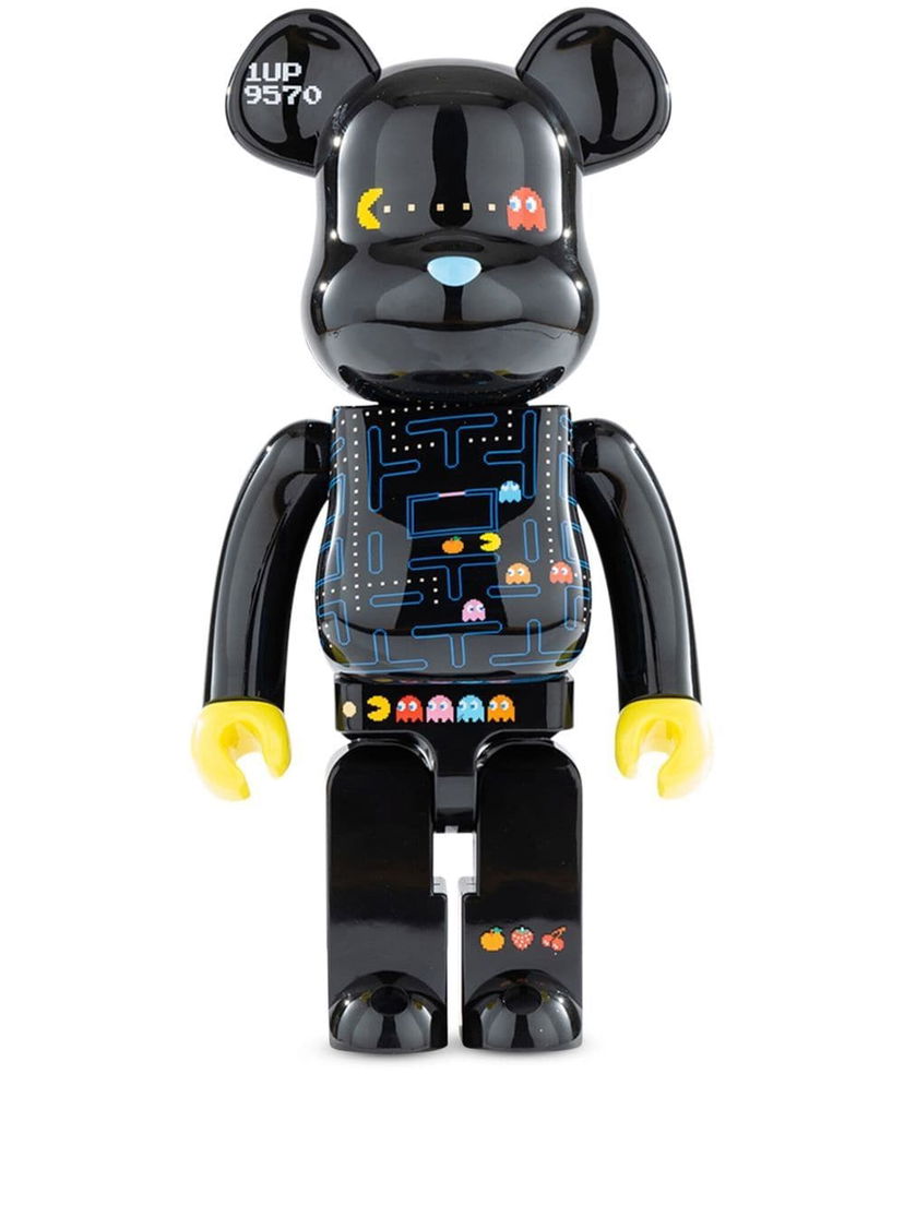 Samlarobjekt Medicom Toy Bearbrick Pac-Man "10" figure - Black Svart | MEDI004118507466