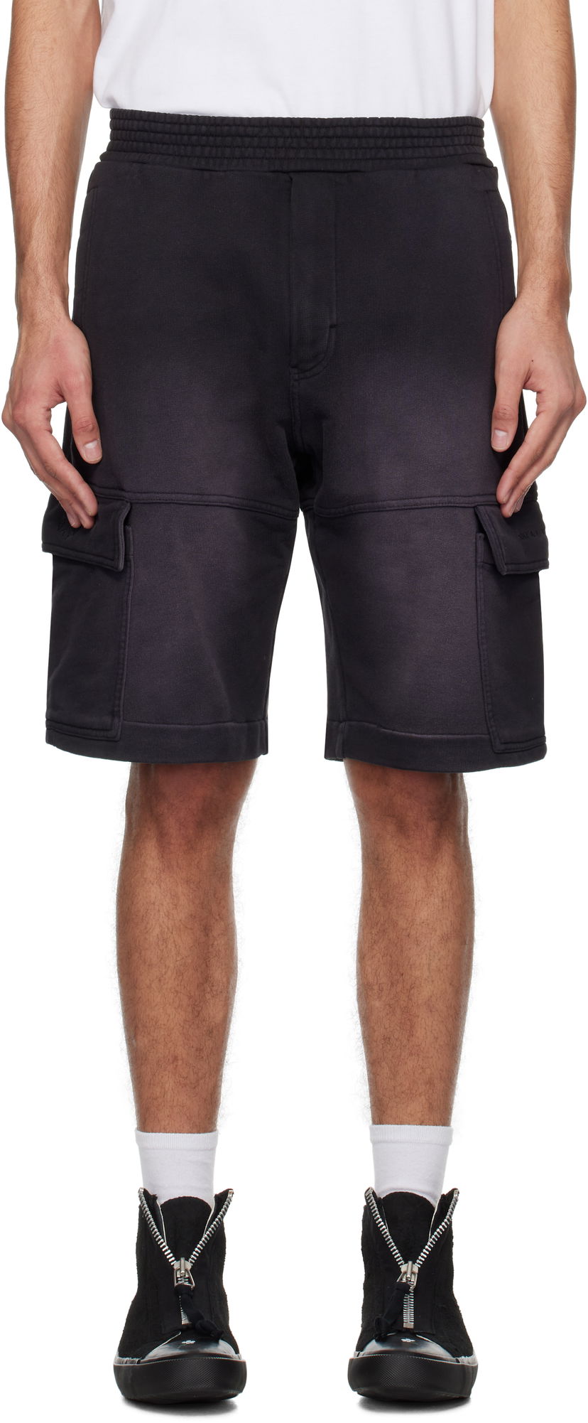 Shorts 1017 ALYX 9SM 1017 ALYX 9SM Garment Dye Cargo Shorts Svart | AAMSO0084FA01