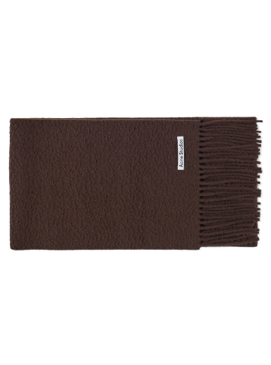Halsduk Acne Studios Vargo Boiled Wool Scarf Brun | CA0283-ADN