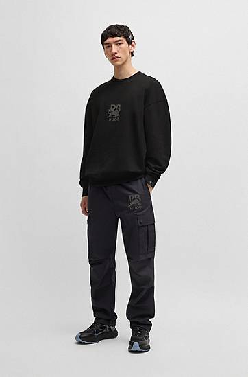 Sweater BOSS HUGO x Red Bull Cotton-Terry Sweatshirt Svart | 50542806, 1