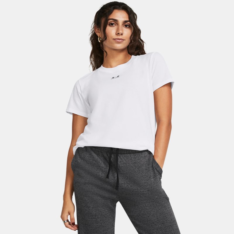 T-shirt Under Armour T-shirt Vit | 1383648-100