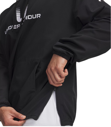 Sweatshirt Under Armour Unstoppable Woven Hoodie Svart | 6003864-001, 2