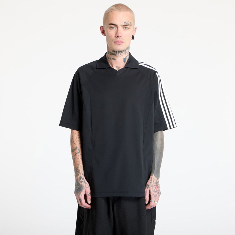 Polotröja Y-3 Cut Line Black T-Shirt Svart | JN4877