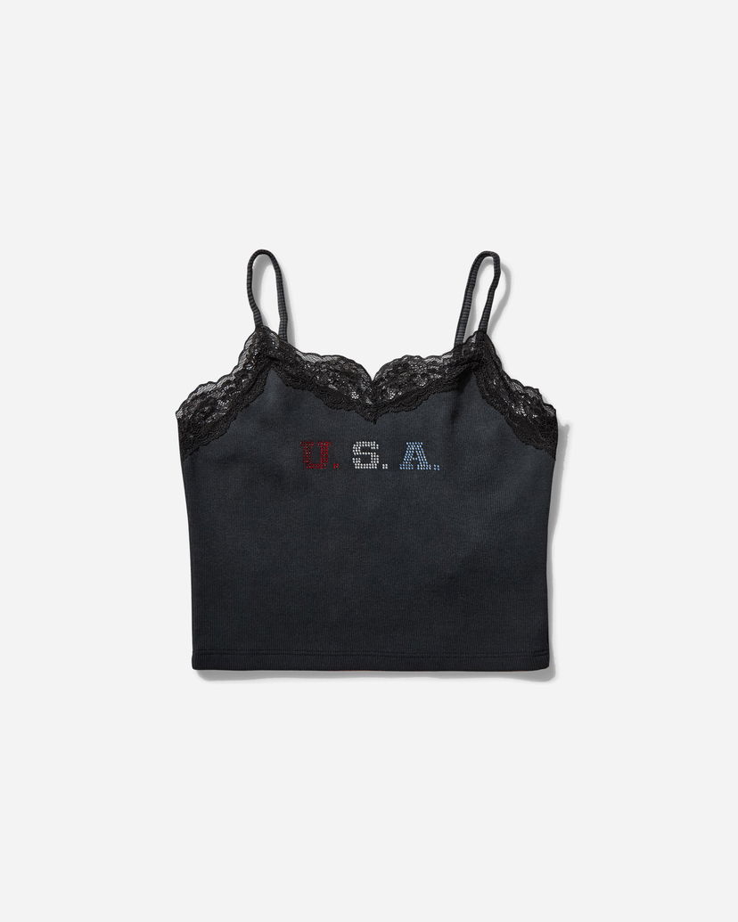 Linne GUESS Lace Cami Svart | W5GP04KCPI0 A907