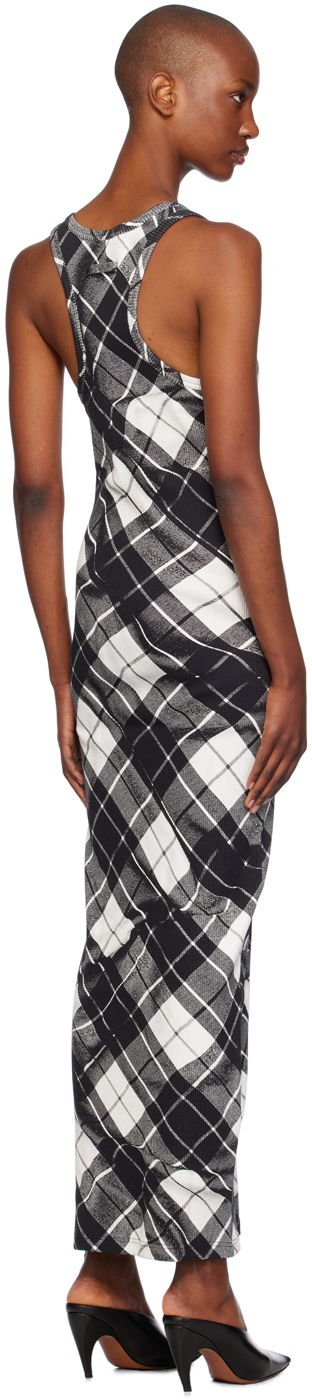 Klä Jean Paul Gaultier Gaultier Tartan Maxi Dress Svart | 24/31-F-RO302-J565-000201, 2