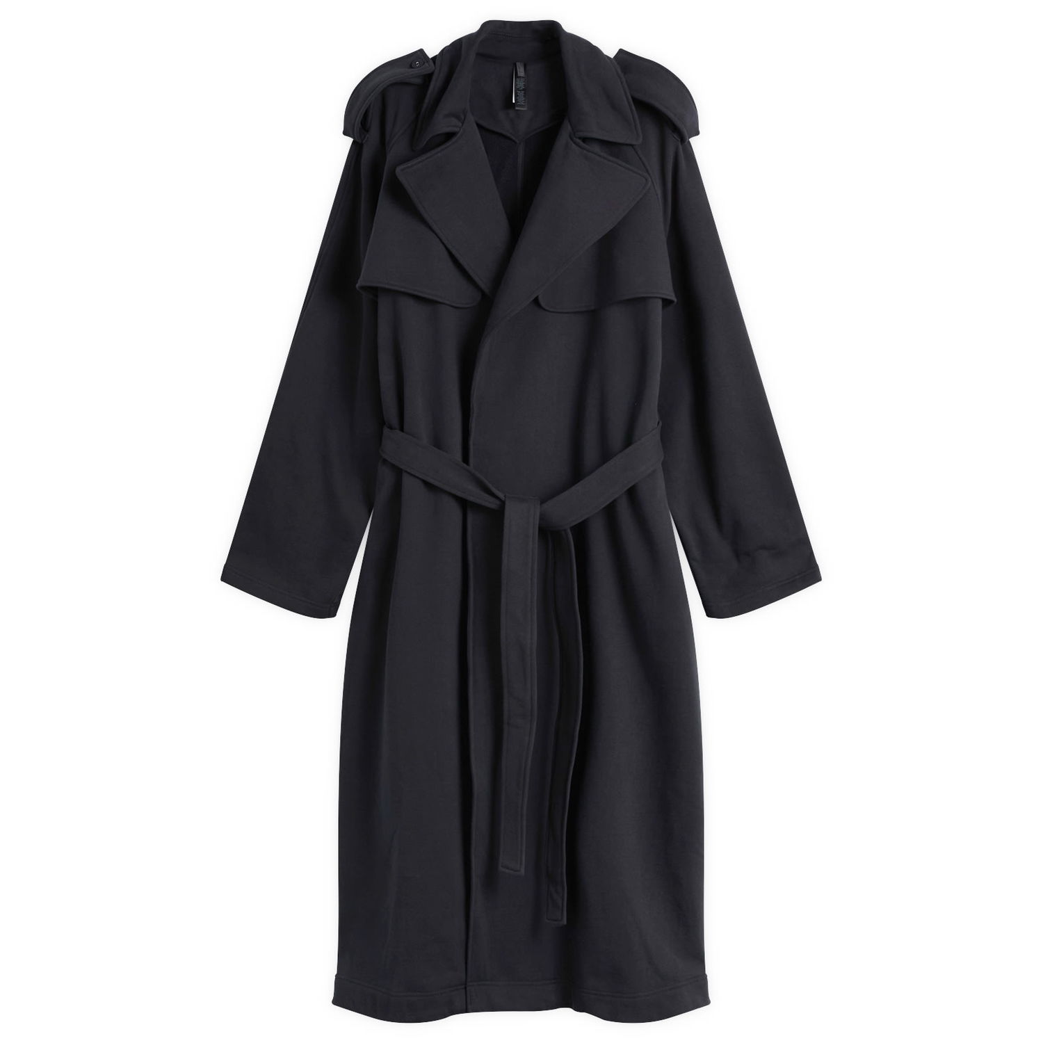 Trenchcoat SKIMS Boyfriend Fleece Trench Coat Svart | LS-LST-8018W-ONX, 0