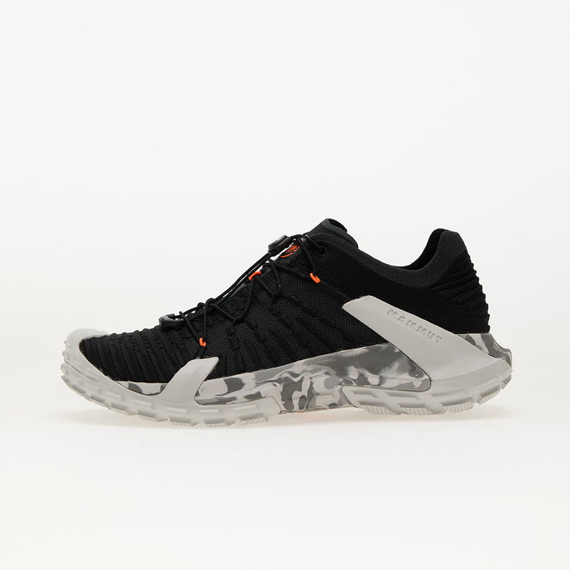Sneakers och skor Mammut Hueco Knit II Low Men Black-Light Ice Gray Svart | 3020-06460 black-light ice gray
