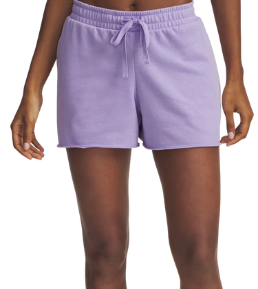Shorts Under Armour Rival Terry Drawstring Raw Hem Shorts Purpur | 1389657-538, 0