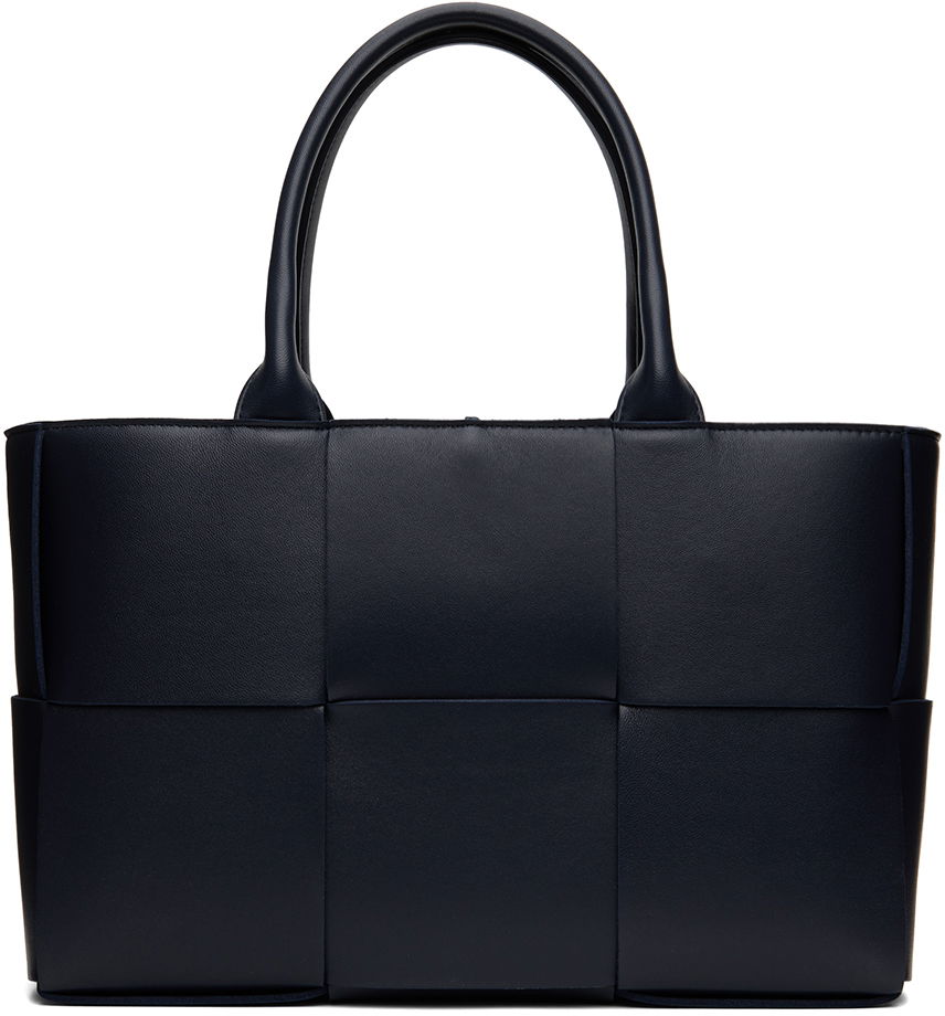 Tygpåse Bottega Veneta Small Arco Tote Bag Mörkblå | 652867 VCQC2, 0