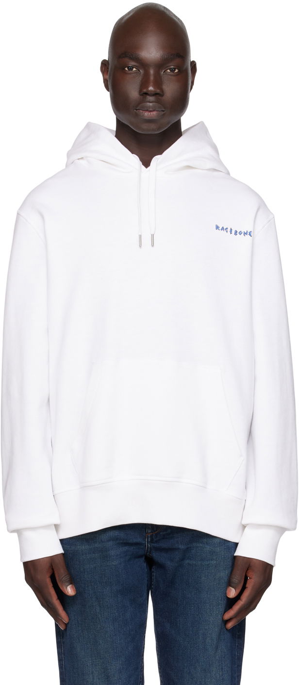 Sweatshirt rag & bone Rag & Bone Coffee Hoodie Vit | MBC23HT040AP40