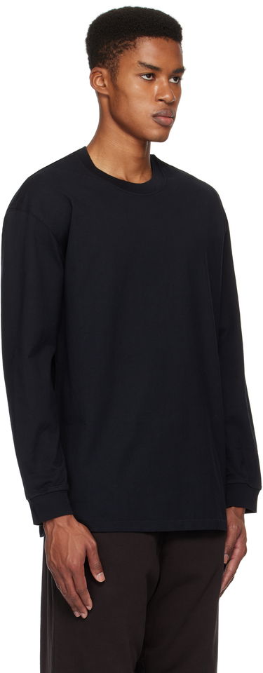 T-shirt SKIMS Heavyweight Cotton Relaxed Long Sleeve T-Shirt Vit | LS-LST-7893M, 4