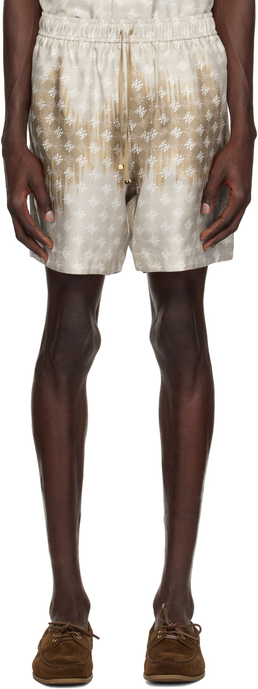 Shorts AMIRI Amiri MA Quad Bleached Shorts Beige | AMSHCA1074