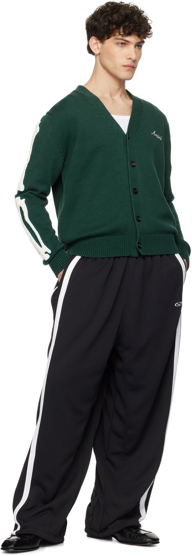 Sweater AMIRI Amiri Bones Cardigan Grön | AMKNCD1042, 3