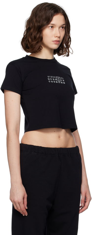 Crop top Maison Margiela MM6 Maison Margiela Cropped T-Shirt Svart | S52GC0352 S24312, 1