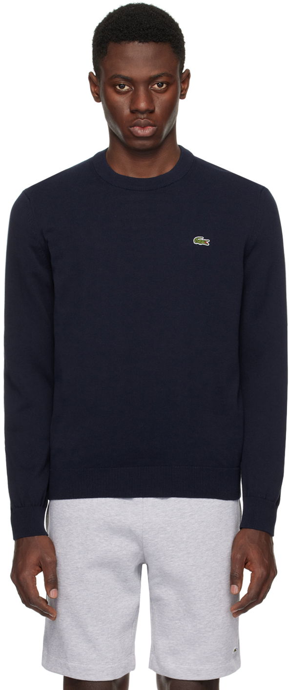 Sweater Lacoste Navy Crewneck Sweater Mörkblå | AH1985_166