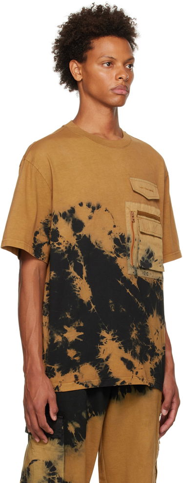 T-shirt Feng Chen Wang Feng Chen Wang Bleached Pocket T-Shirt Brun | FMF14TS02, 1
