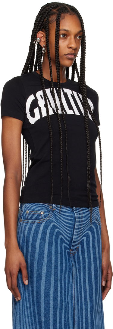 T-shirt Jean Paul Gaultier Jean Paul Gaultier 'The Gaultier' T-Shirt Svart | 24/25-F-TS071I-J056-0001, 1