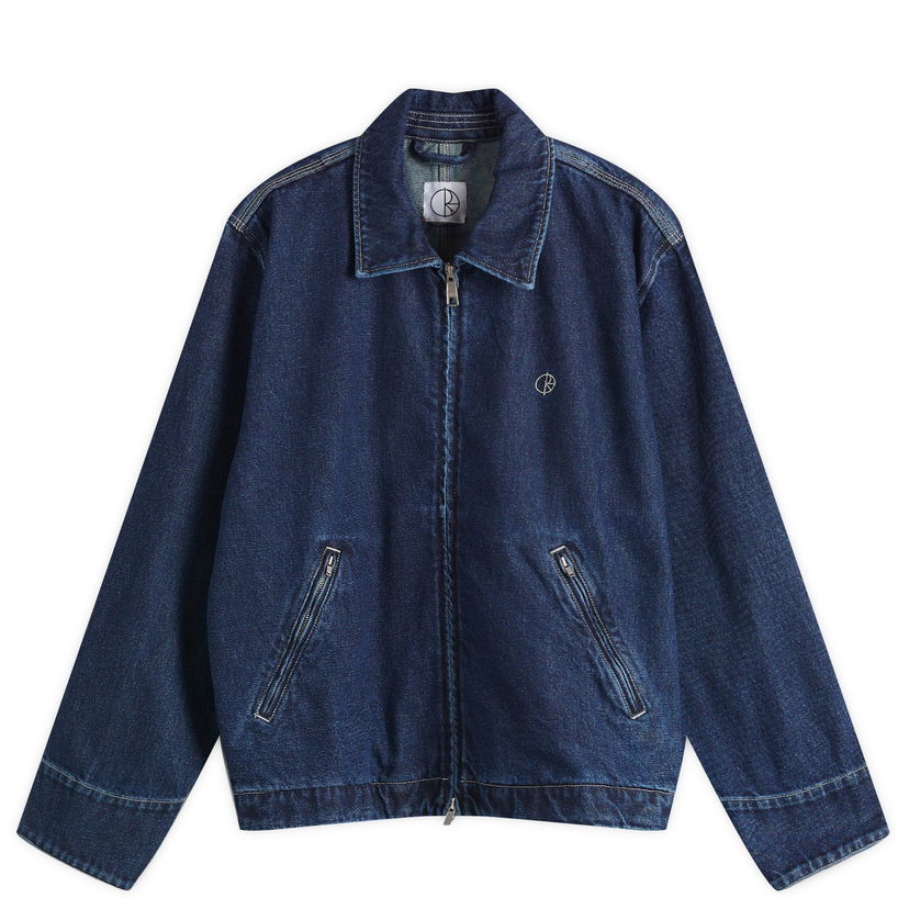 Jacka Polar Skate Co. Polar Skate Co. Cliff Denim Jacket, Size Large Blå | PSC-SP25-4