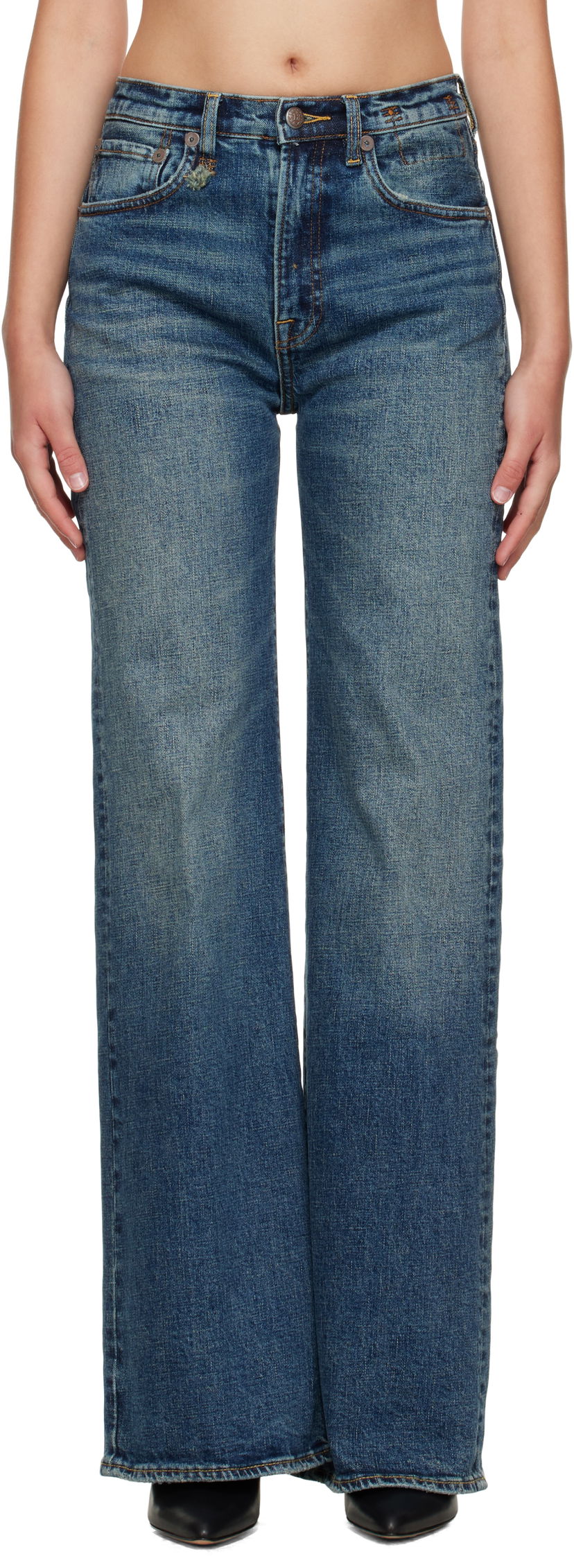 Jeans R13 R13 Flared Jeans Blå | R13WD188-D246A