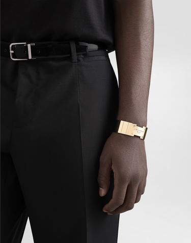 Armband Dolce & Gabbana Metal Cuff Bracelet With Logo Tag Metallisk | WBR1H1W1111ZOO00, 1